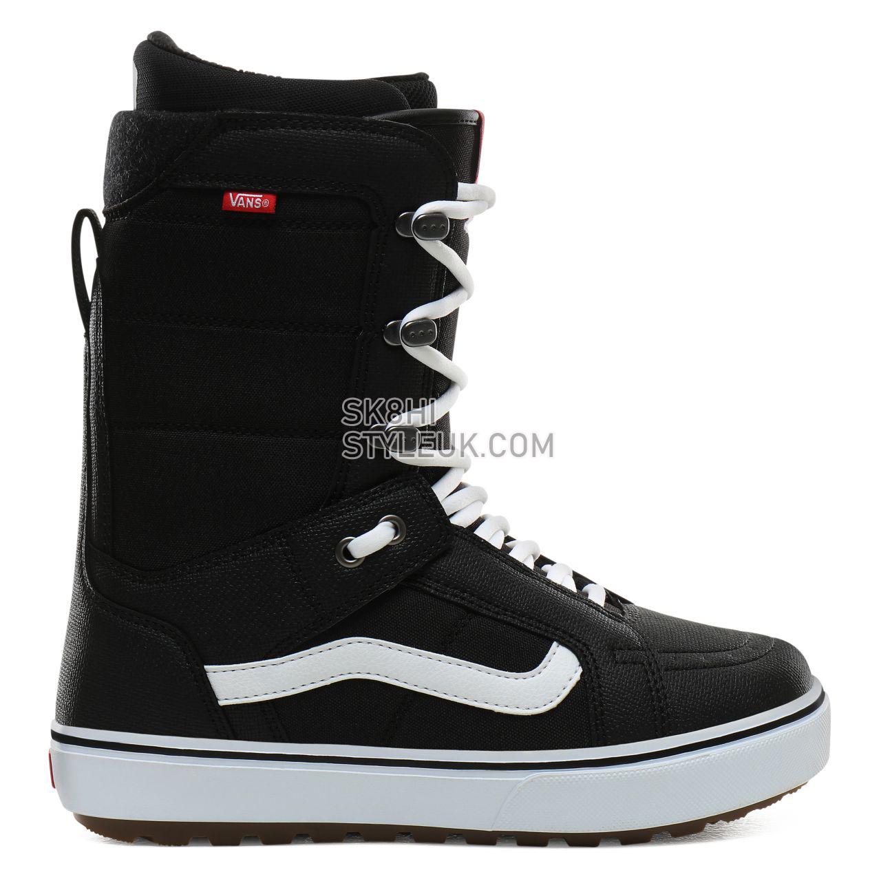 Vans Hi-Standard OG Snowboard Boots Mens Womens - Black/White VN0A3TFJT0U Shoes