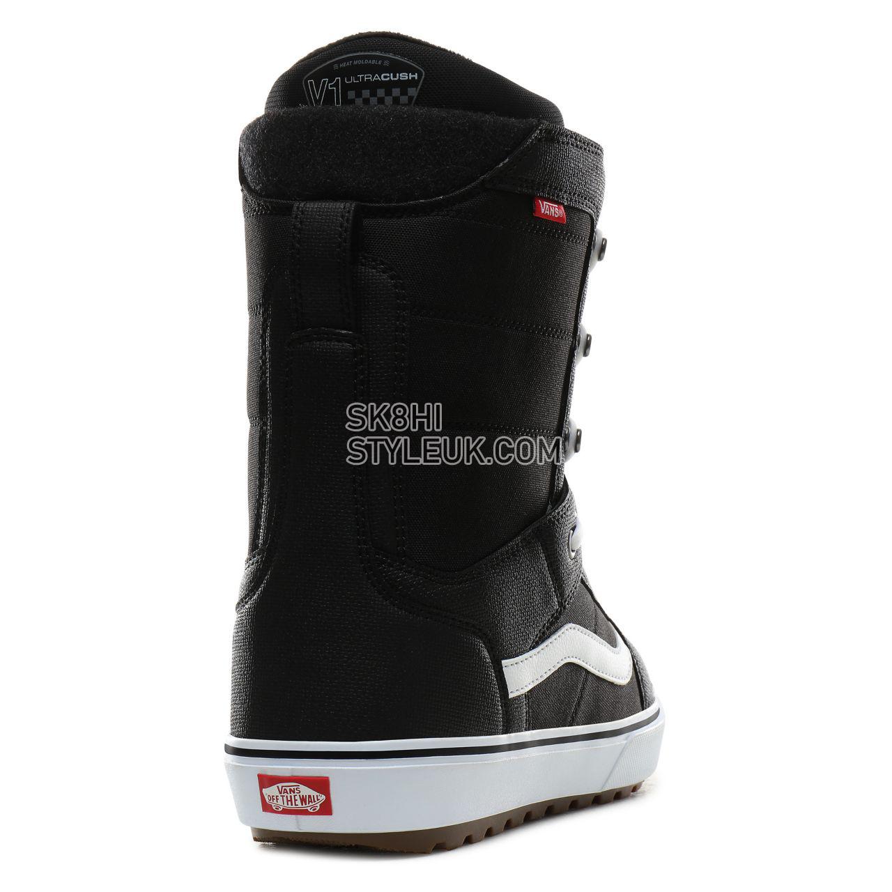 Vans Hi-Standard OG Snowboard Boots Mens Womens - Black/White VN0A3TFJT0U Shoes