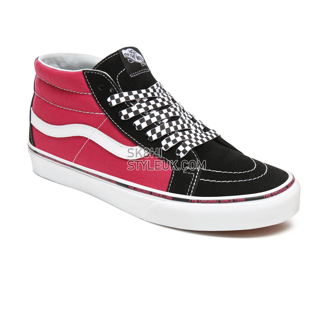 Vans Sk8-Mid Reissue Classic Mens Womens - Jazzy/Black/True White VN0A391FS1S Shoes