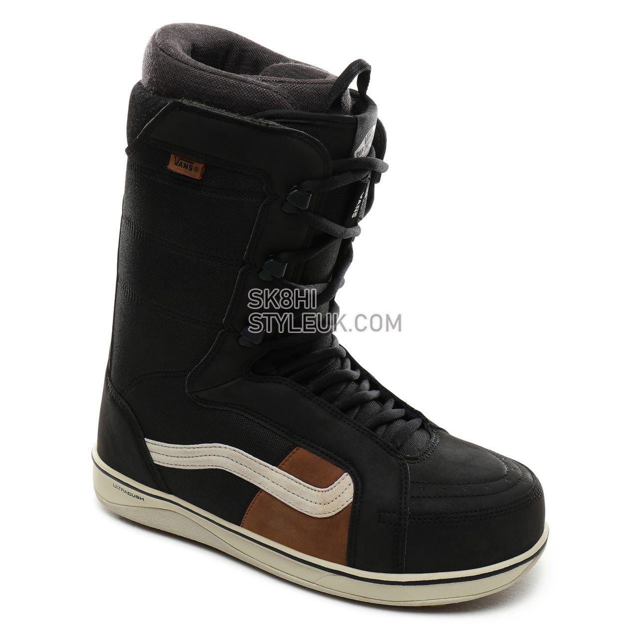 Vans Hi-Standard Pro Snowboard Boots Mens Womens - Black/Off-White VN0A3TFK2BO Shoes