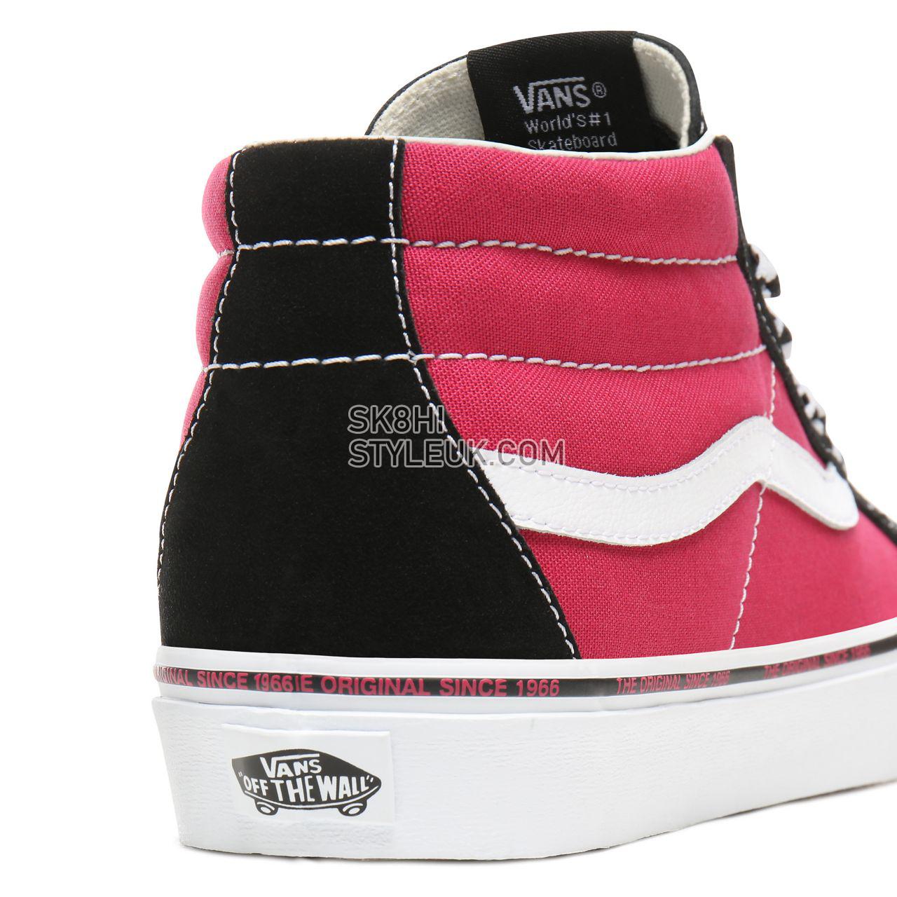 Vans Sk8-Mid Reissue Classic Mens Womens - Jazzy/Black/True White VN0A391FS1S Shoes