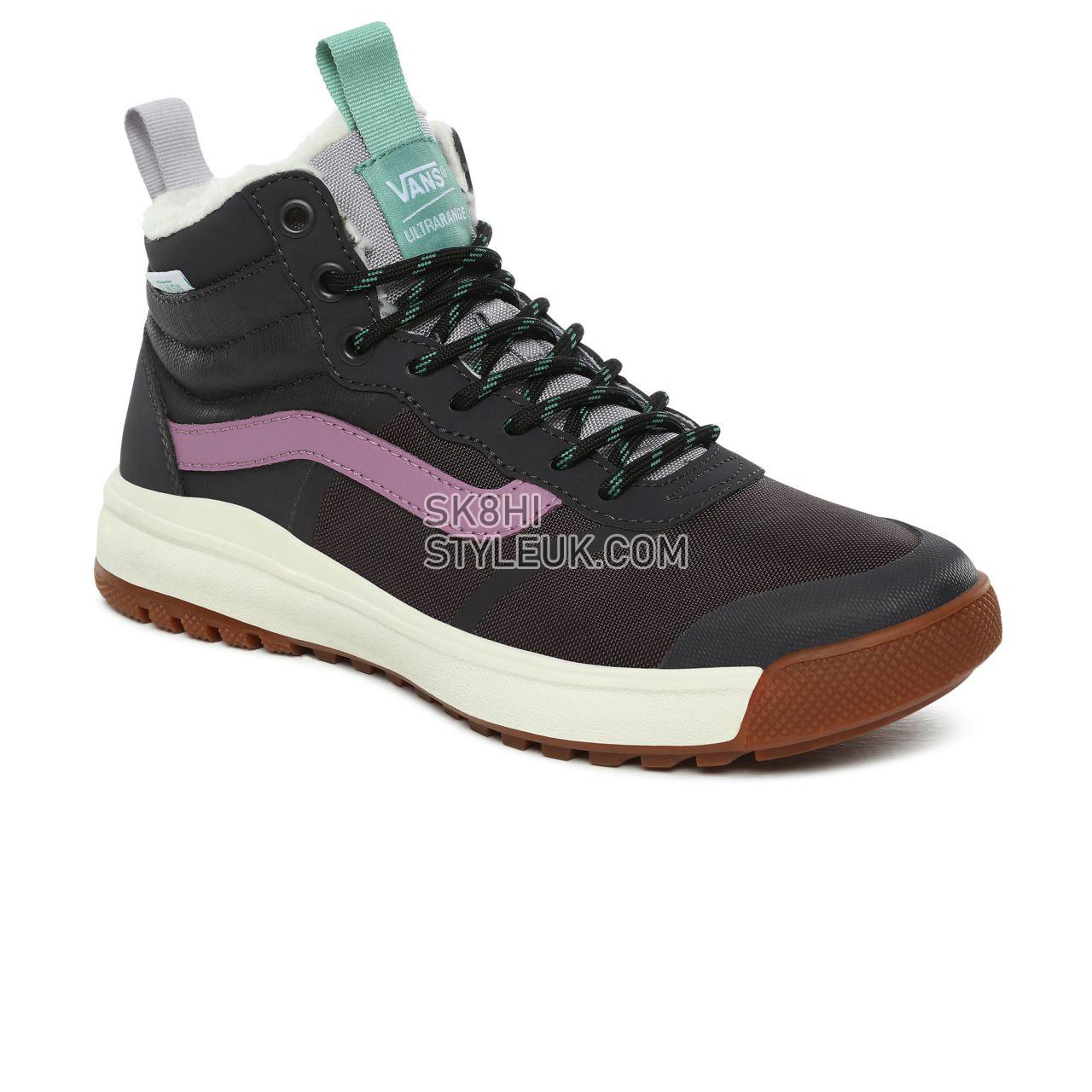 Vans UltraRange Hi DL Classic Mens Womens - obsidian/lilac gray/marshmallow VN0A3WMFWY8 Shoes