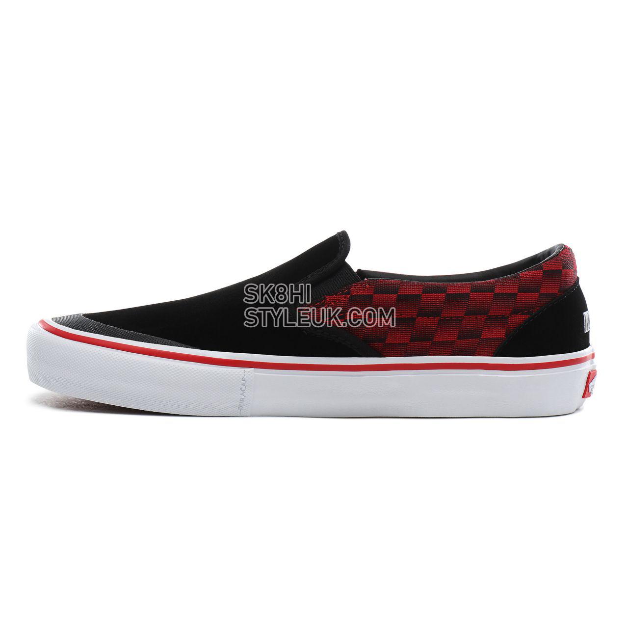 Vans x Baker Slip-On Pro Classic Mens Womens - (Baker) Rowan/speed check VN0A347VSYD Shoes