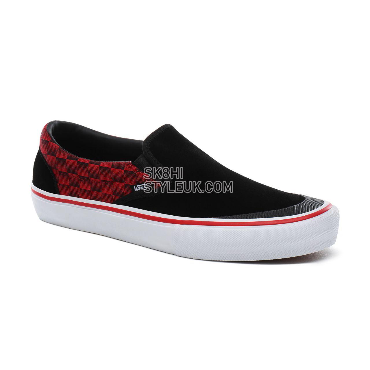 Vans x Baker Slip-On Pro Classic Mens Womens - (Baker) Rowan/speed check VN0A347VSYD Shoes