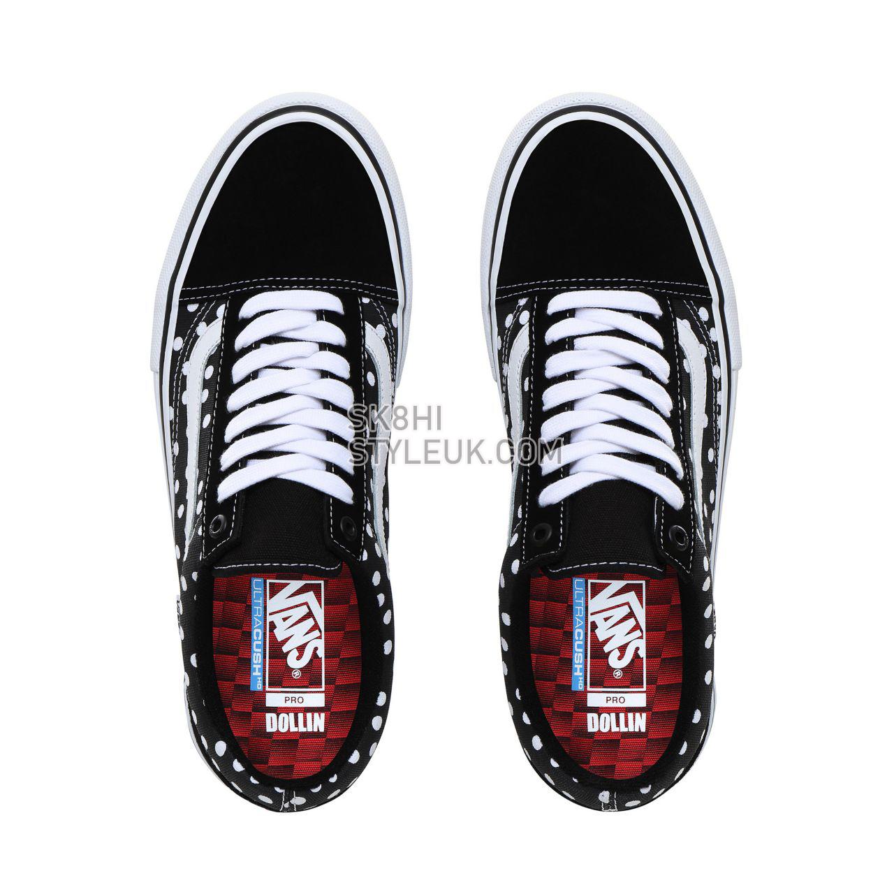 Vans x Baker Old Skool Pro Classic Mens Womens - (Baker) Dollin/polka dots VN0A45JCSXD Shoes