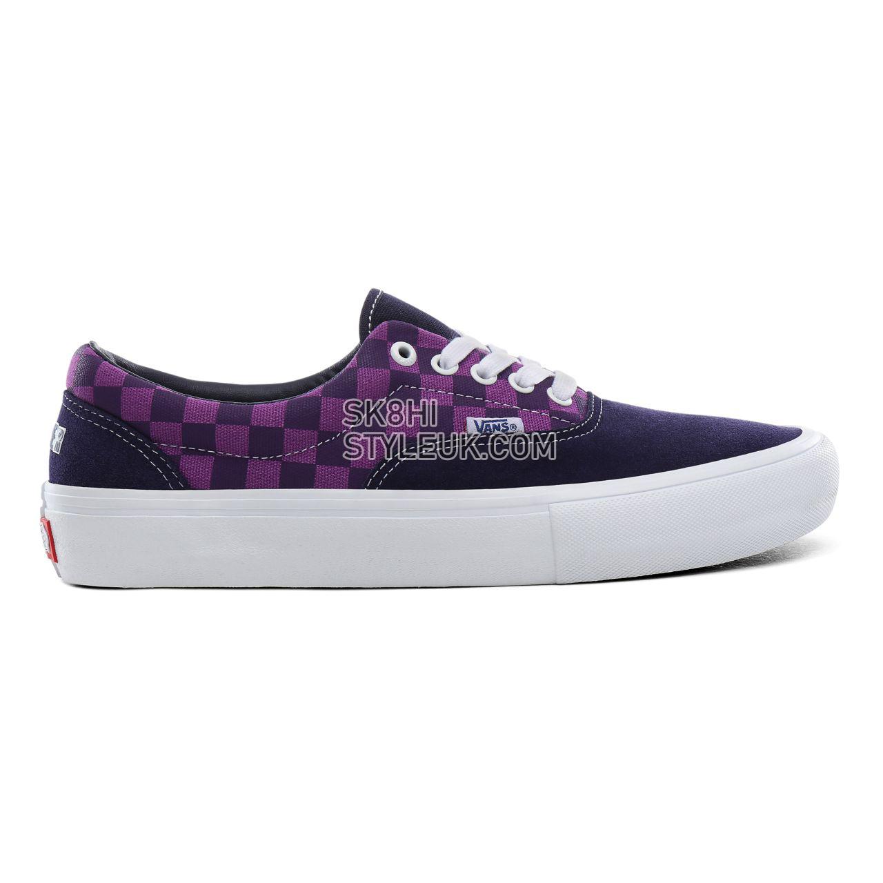 Vans x Baker Era Pro Classic Mens Womens - (Baker) Kader/purple check VN0A45JASWA Shoes