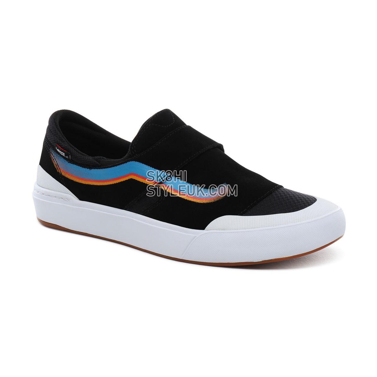 Vans Slip-On EXP Pro Classic Mens Womens - black/white/primary VN0A4P38SYA Shoes