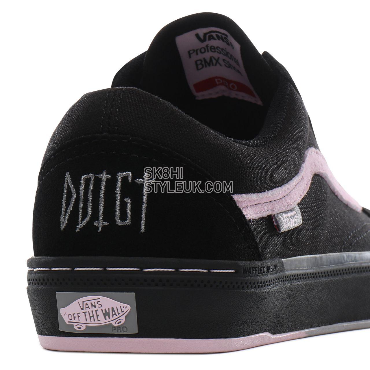 Vans Matthias Dandois Old Skool Pro BMX Classic Mens Womens - (Matthias Dandois) black/pink VN0A45JUSXR Shoes