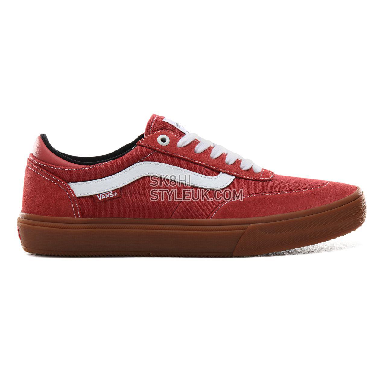 Vans Gum Gilbert Crockett 2 Pro Classic Mens Womens - (Gum) Mineral Red/True White VN0A38COXQ5 Shoes