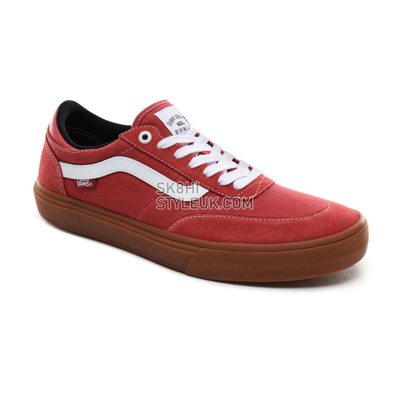 Vans Gum Gilbert Crockett 2 Pro Classic Mens Womens - (Gum) Mineral Red/True White VN0A38COXQ5 Shoes