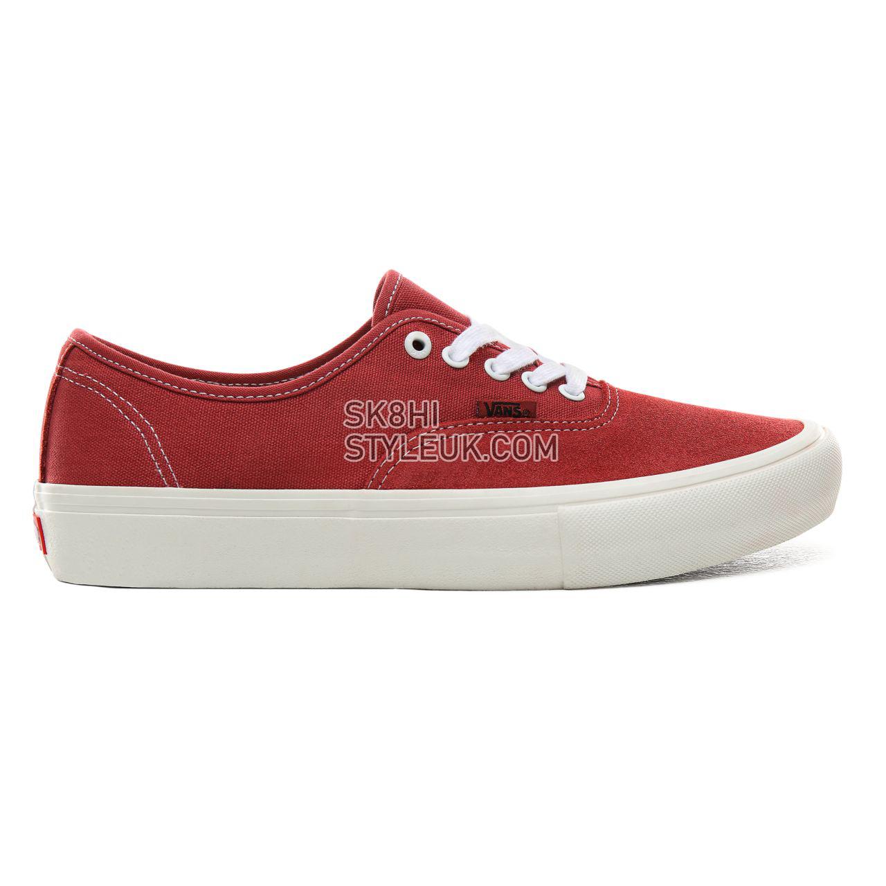 Vans Authentic Pro Classic Mens Womens - Mineral Red/Marshmallow VN0A3479UYW Shoes