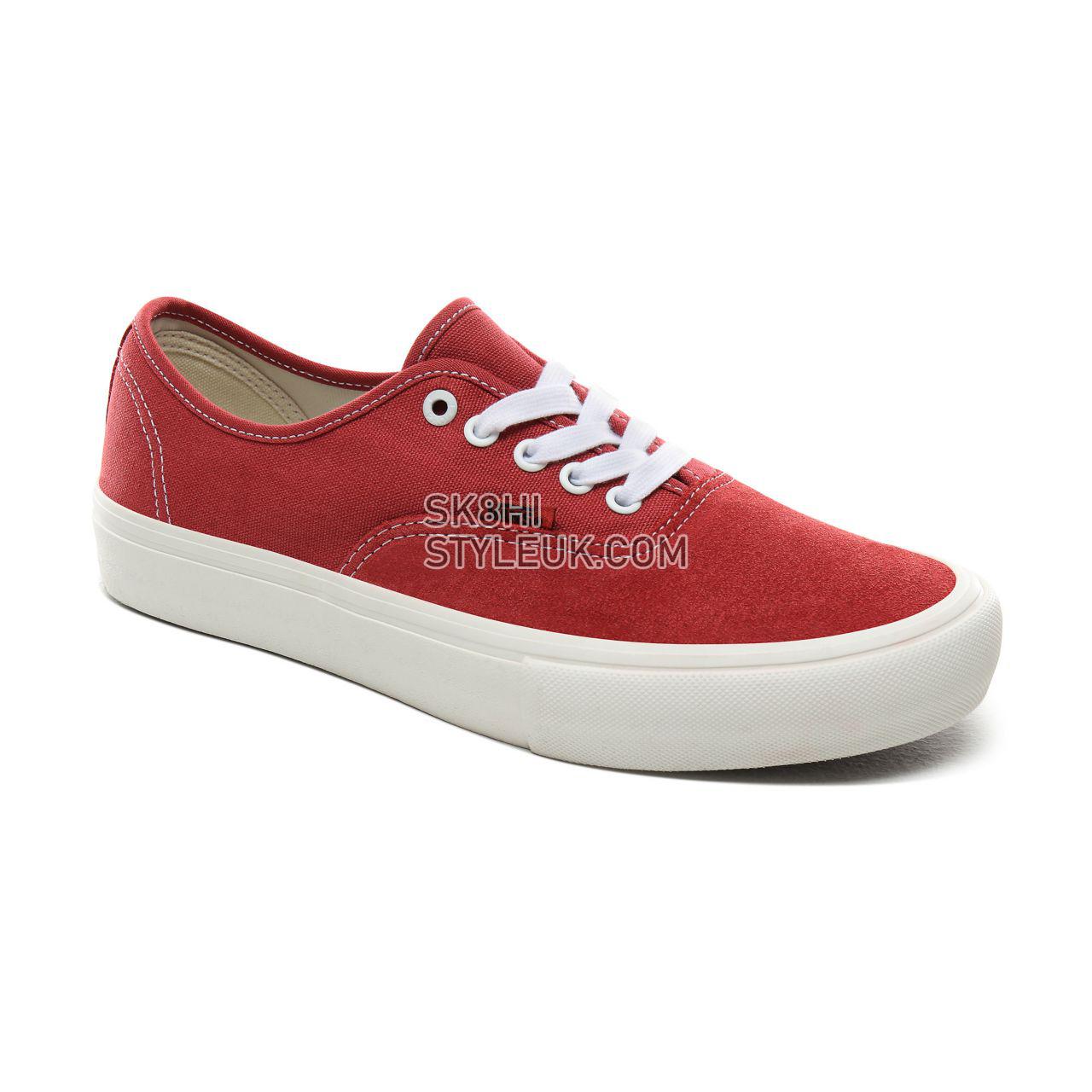 Vans Authentic Pro Classic Mens Womens - Mineral Red/Marshmallow VN0A3479UYW Shoes