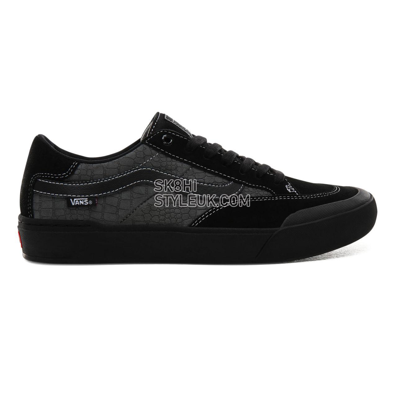 Vans Croc Berle Pro Classic Mens Womens - (Croc) Black/Pewter VN0A3WKXUYY Shoes