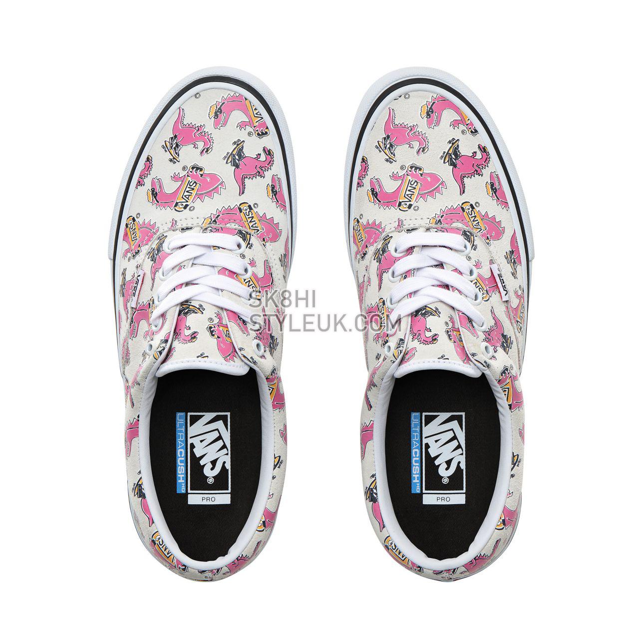 Vans Vanosaur Era Pro Classic Mens Womens - (Vanosaur) White VN0A45JAUZF Shoes