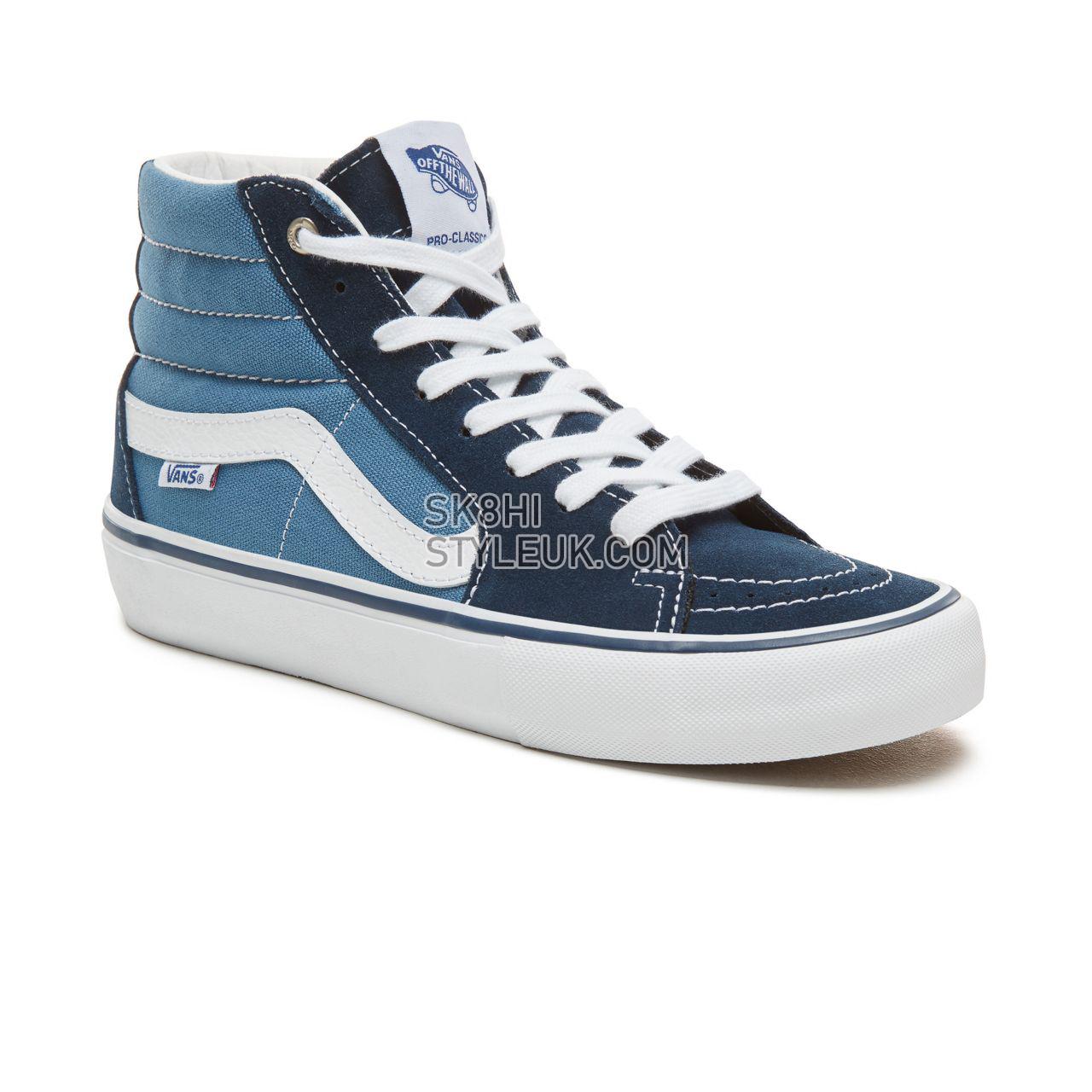 Vans Sk8-Hi Pro Classic Mens Womens - Navy/Stv Navy VN0A347TNGJ Shoes