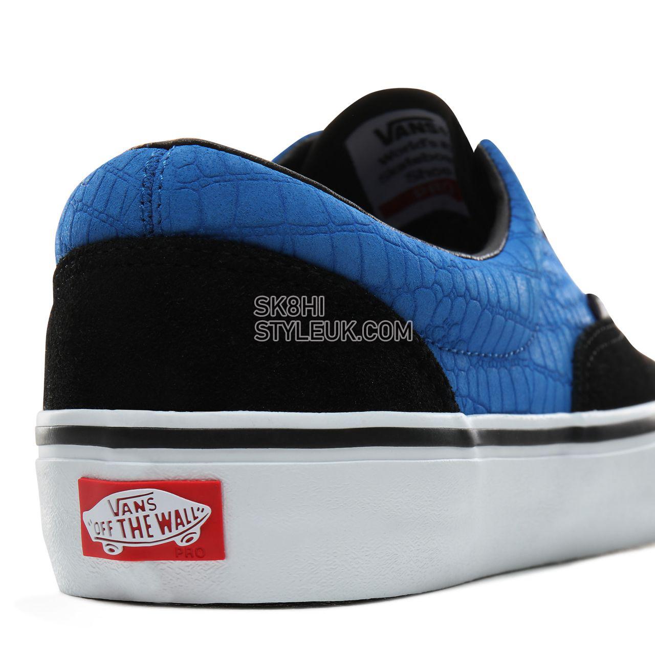 Vans Rowan Zorilla Era Pro Classic Mens Womens - (Rowan Zorilla) Black/Blue croc VN0A45JAUZE Shoes