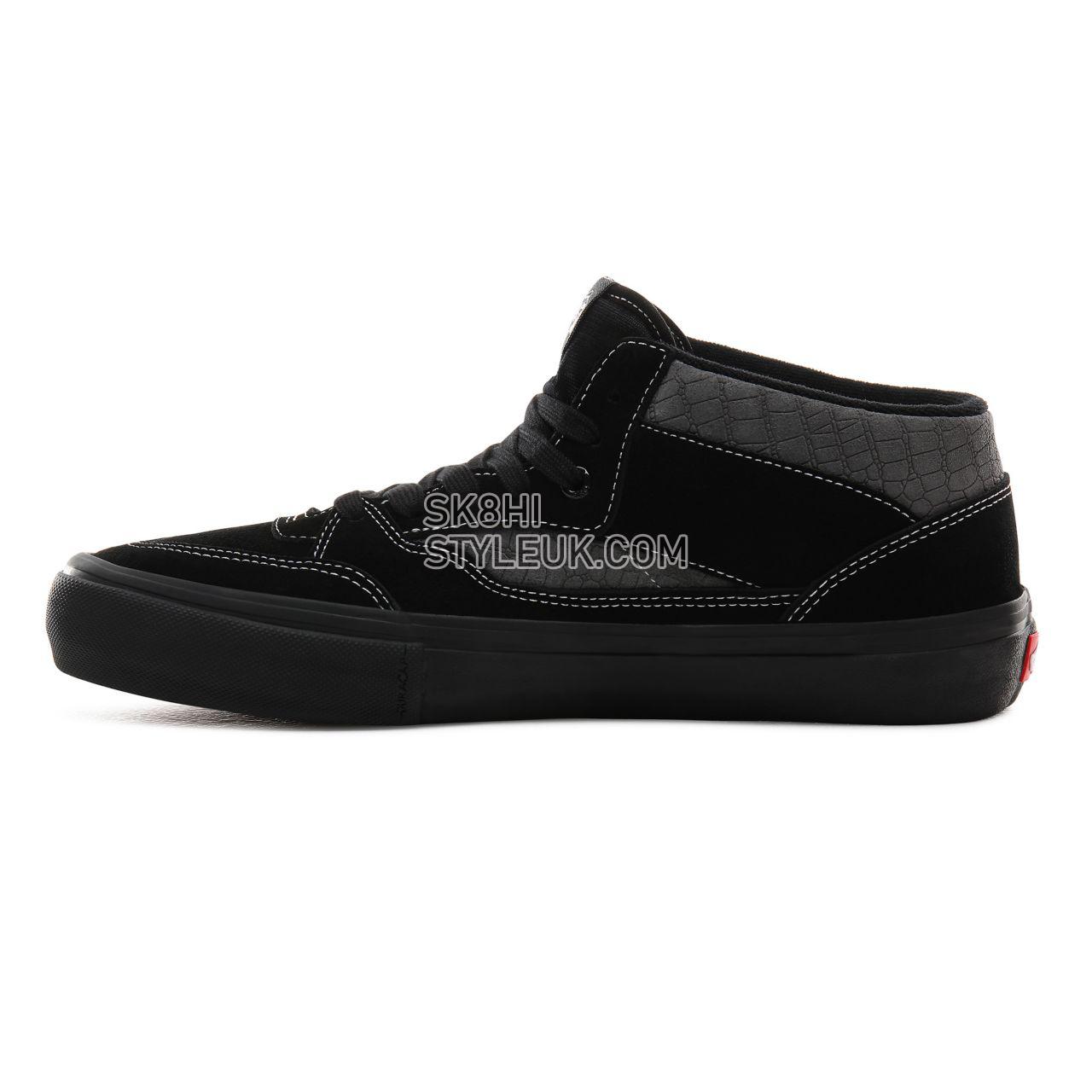 Vans Croc Half Cab Pro 92 Mens Womens - (Croc) Black/Pewter VN0A3QPHUYY Shoes