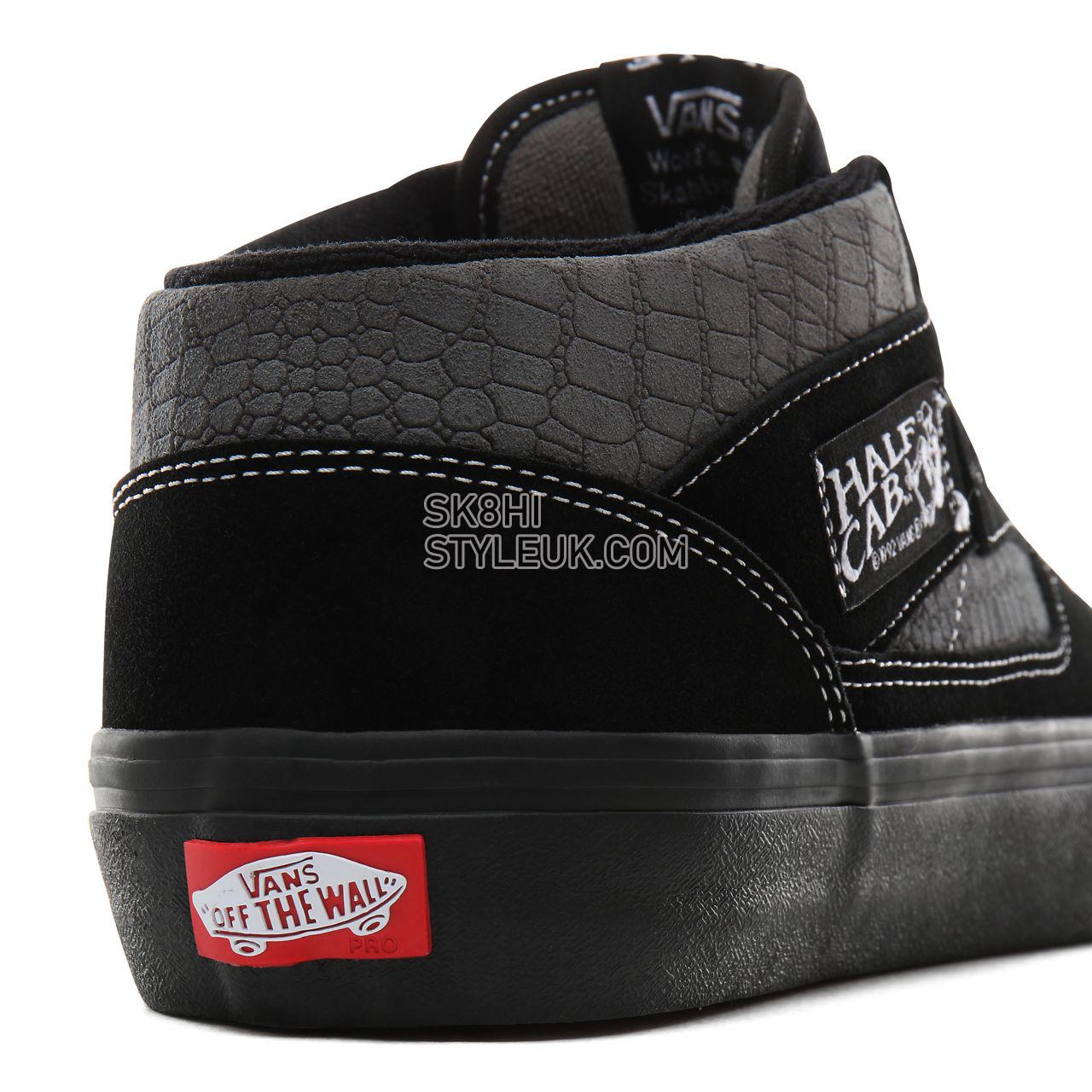 Vans Croc Half Cab Pro 92 Mens Womens - (Croc) Black/Pewter VN0A3QPHUYY Shoes