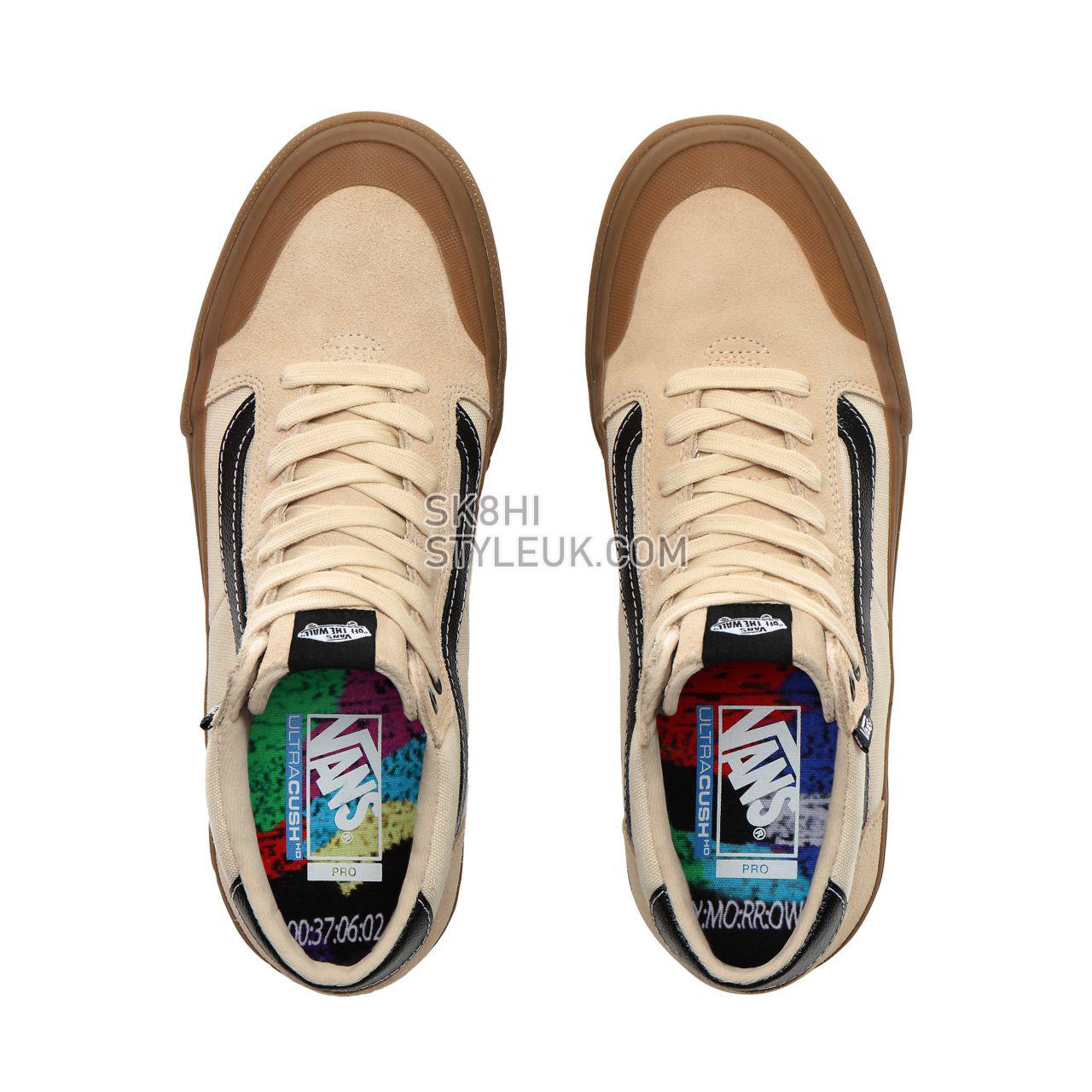 Vans Ty Morrow Style 112 Mid Pro Classic Mens Womens - (Ty Morrow) Macadamia/Gum VN0A3DOVV0K Shoes