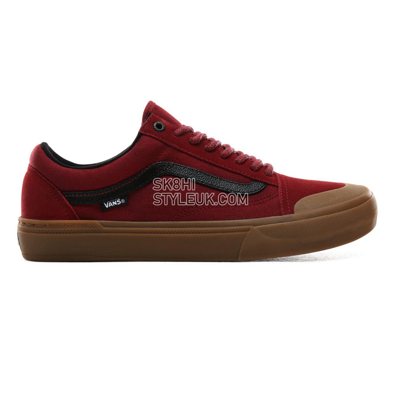 Vans Ty Morrow Old Skool Pro BMX Mens Womens - (Ty Morrow) Biking Red/Gum VN0A45JUUZX Shoes