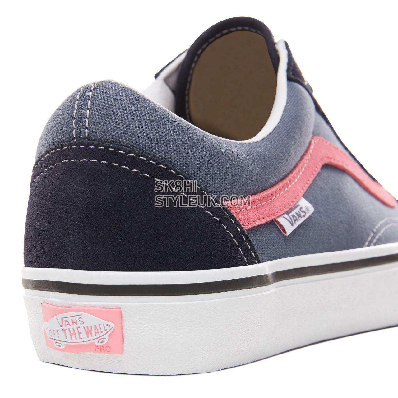 Vans Old Skool Pro Classic Mens Womens - Sky Captain/Pink VN000ZD4UHR Shoes