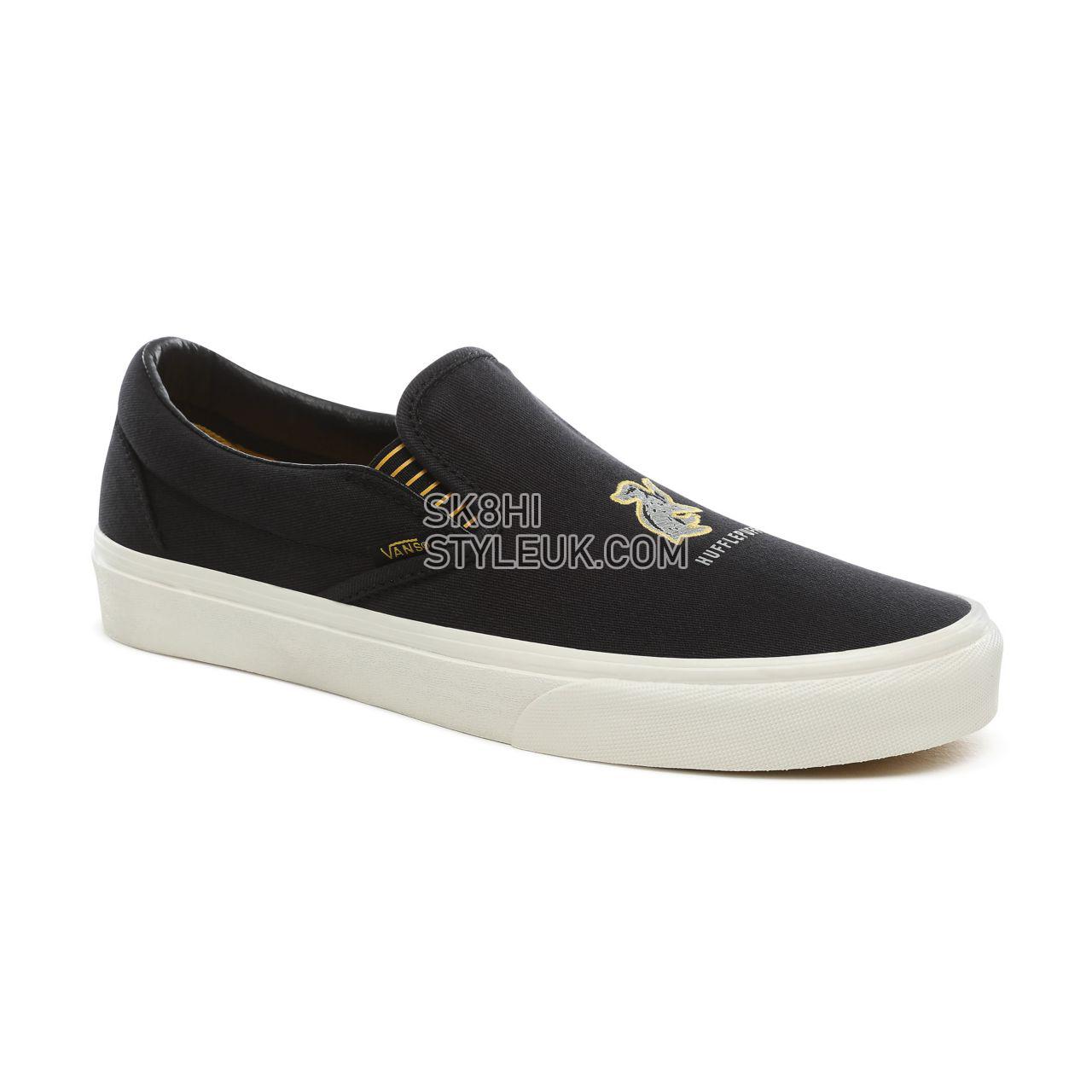 Vans x HARRY POTTER Hufflepuff Slip-On Classic Mens Womens - (Harry Potter) Hufflepuff/Black VN0A4BV3V90 Shoes