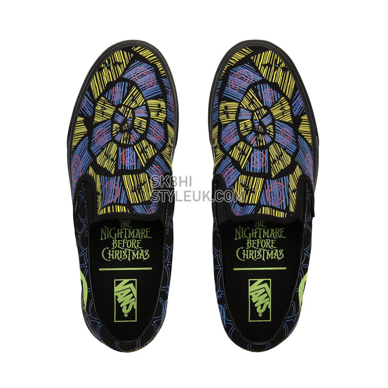 Vans Disney x Vans Classic Slip-On Classic Mens Womens - (DISNEY) OOGIE BOOGIE/NIGHTMARE VN0A4BV3TA5 Shoes