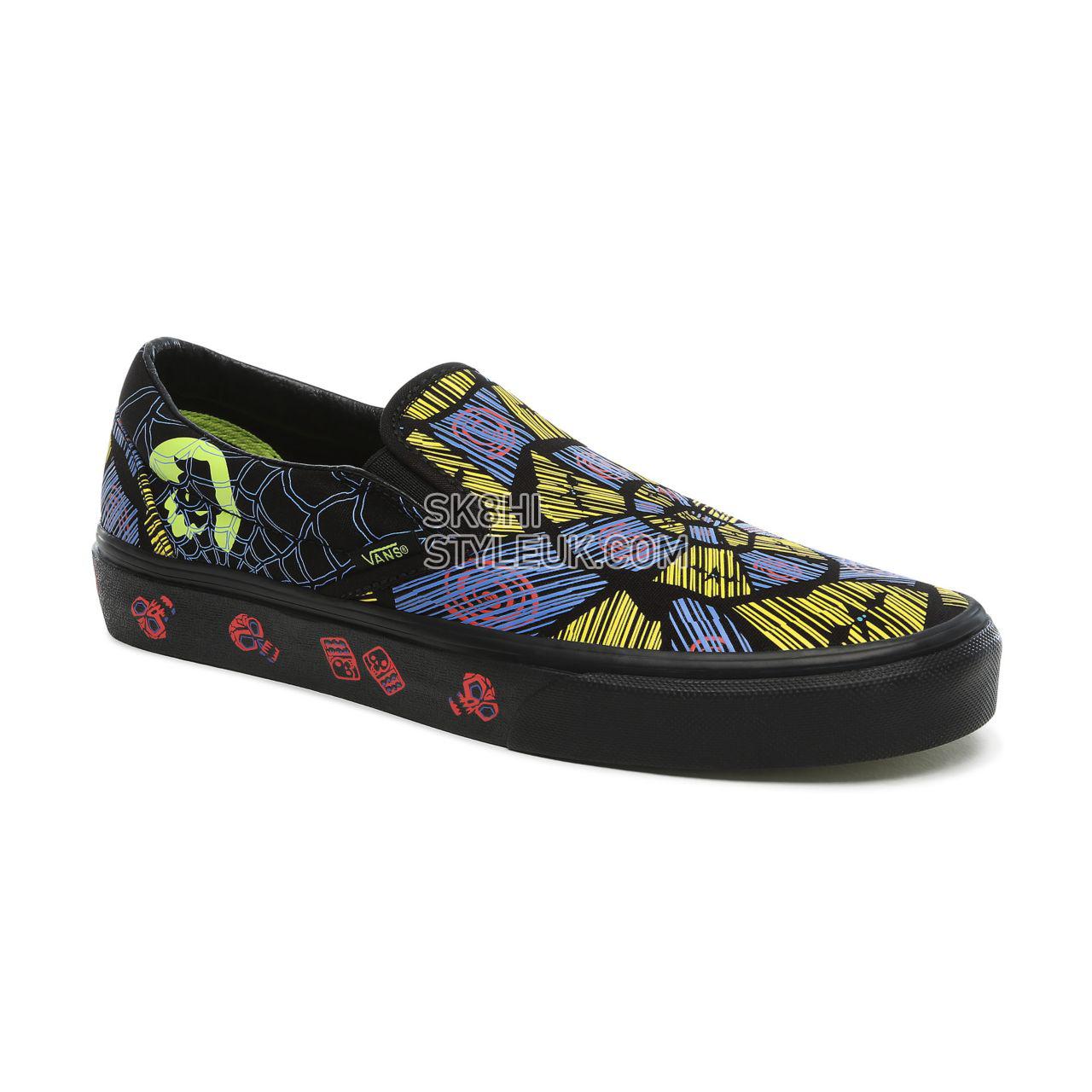 Vans Disney x Vans Classic Slip-On Classic Mens Womens - (DISNEY) OOGIE BOOGIE/NIGHTMARE VN0A4BV3TA5 Shoes