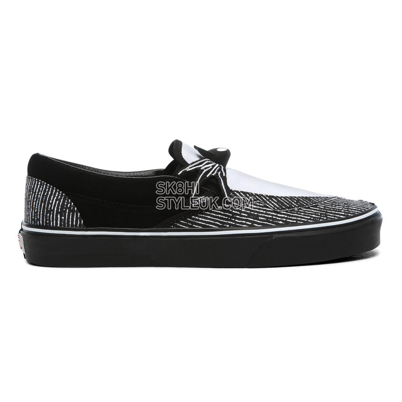 Vans Disney x Vans Classic Slip-On Classic Mens Womens - (Disney) Jack/Nightmare VN0A4BV3T4V Shoes