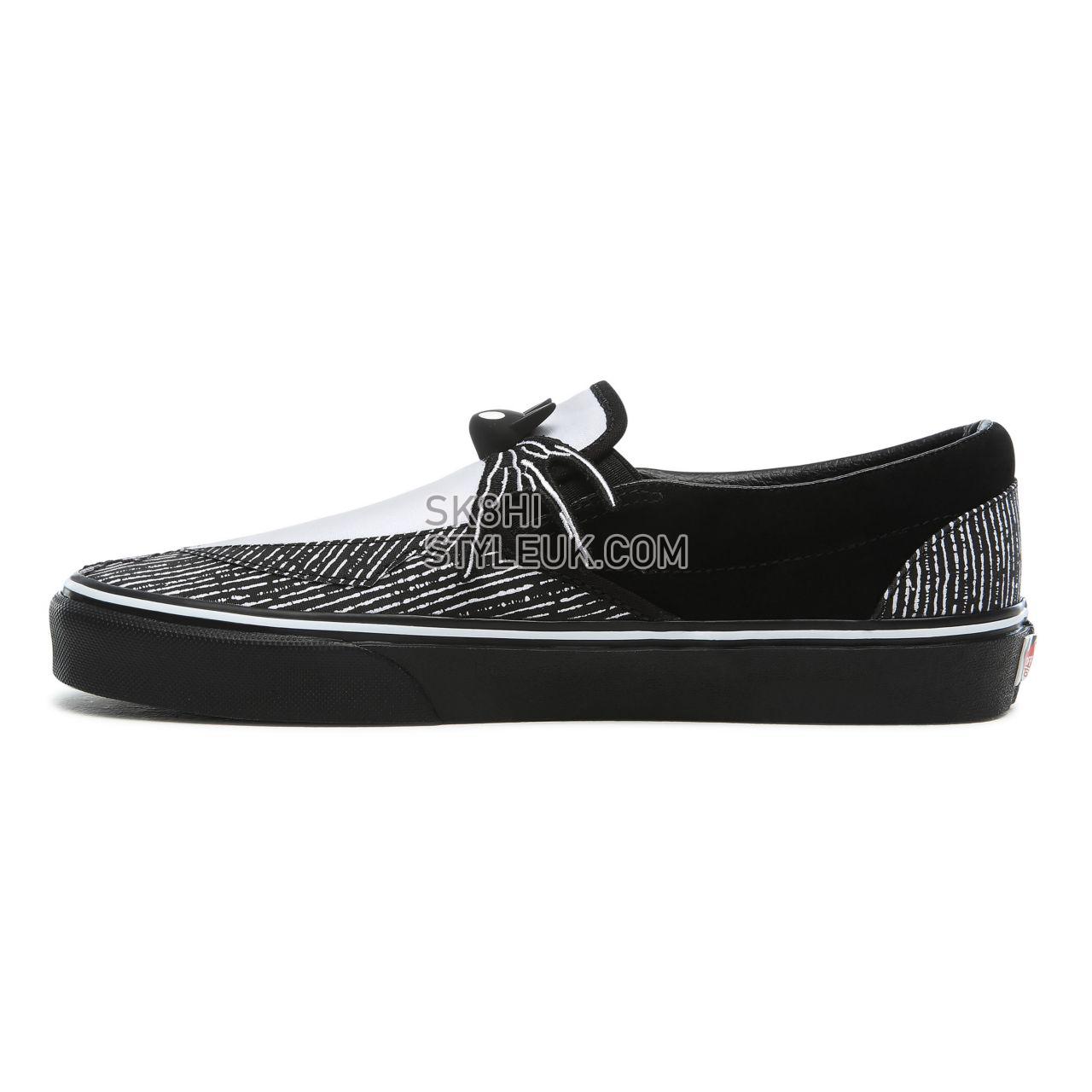 Vans Disney x Vans Classic Slip-On Classic Mens Womens - (Disney) Jack/Nightmare VN0A4BV3T4V Shoes