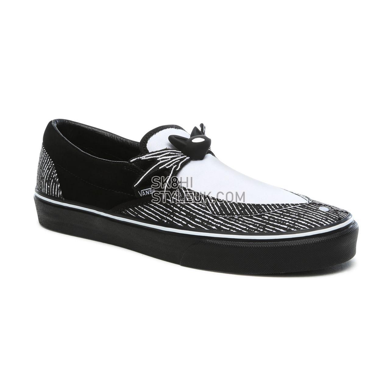 Vans Disney x Vans Classic Slip-On Classic Mens Womens - (Disney) Jack/Nightmare VN0A4BV3T4V Shoes