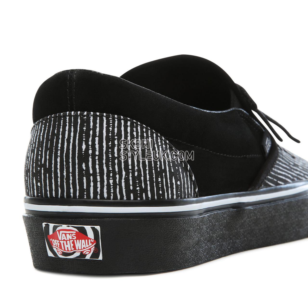 Vans Disney x Vans Classic Slip-On Classic Mens Womens - (Disney) Jack/Nightmare VN0A4BV3T4V Shoes