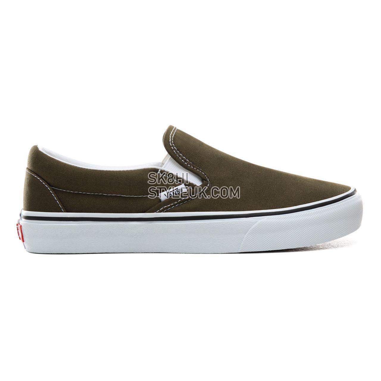 Vans Slip-On Classic Mens Womens - Beech/True White VN0A4BV3V7D Shoes