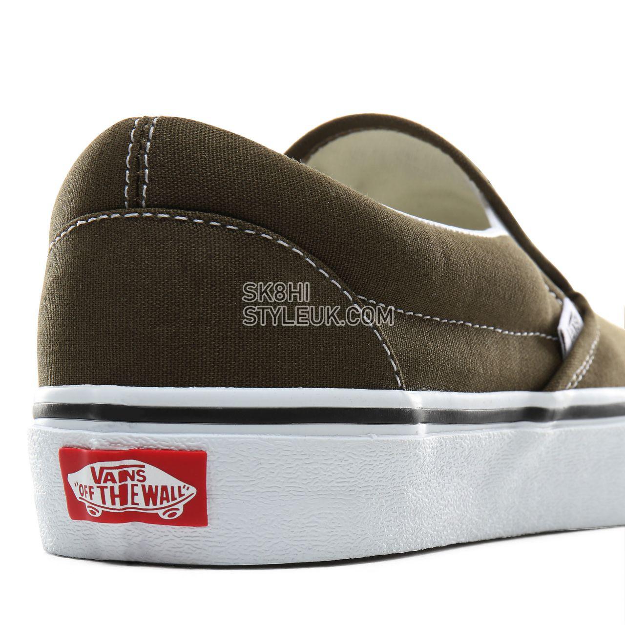 Vans Slip-On Classic Mens Womens - Beech/True White VN0A4BV3V7D Shoes