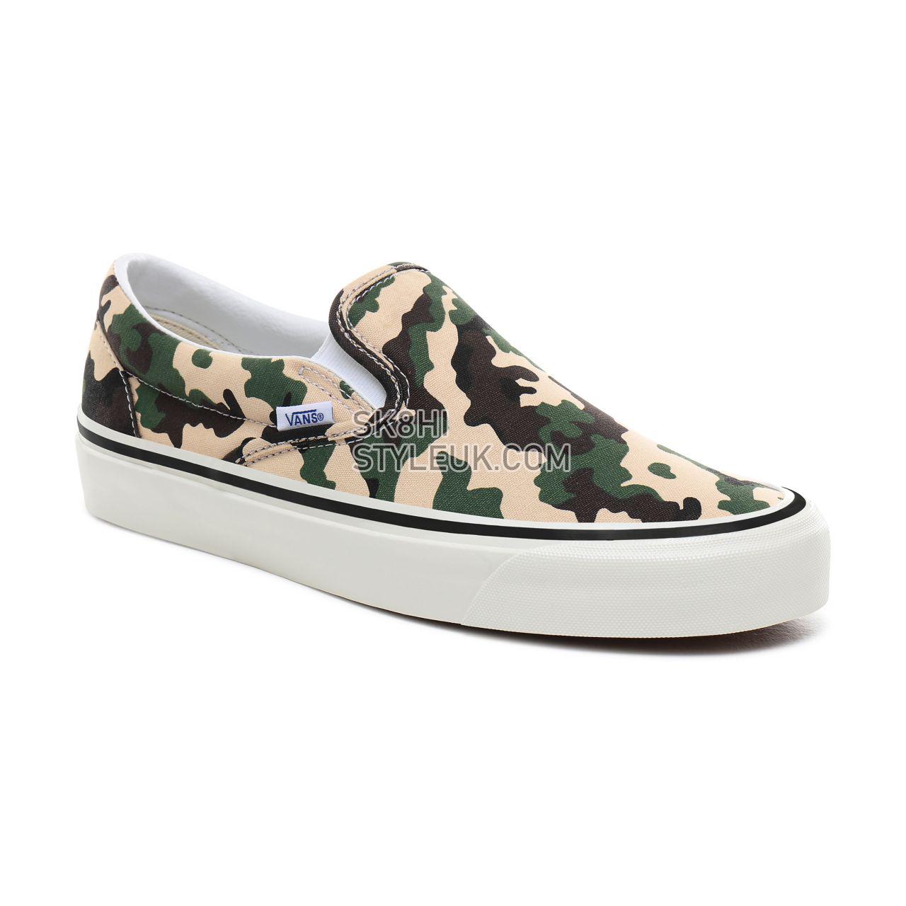 Vans Anaheim Factory Classic Slip-On 98 DX Classic Mens Womens - (Anaheim Factory) Og Camo VN0A3JEXVKY Shoes