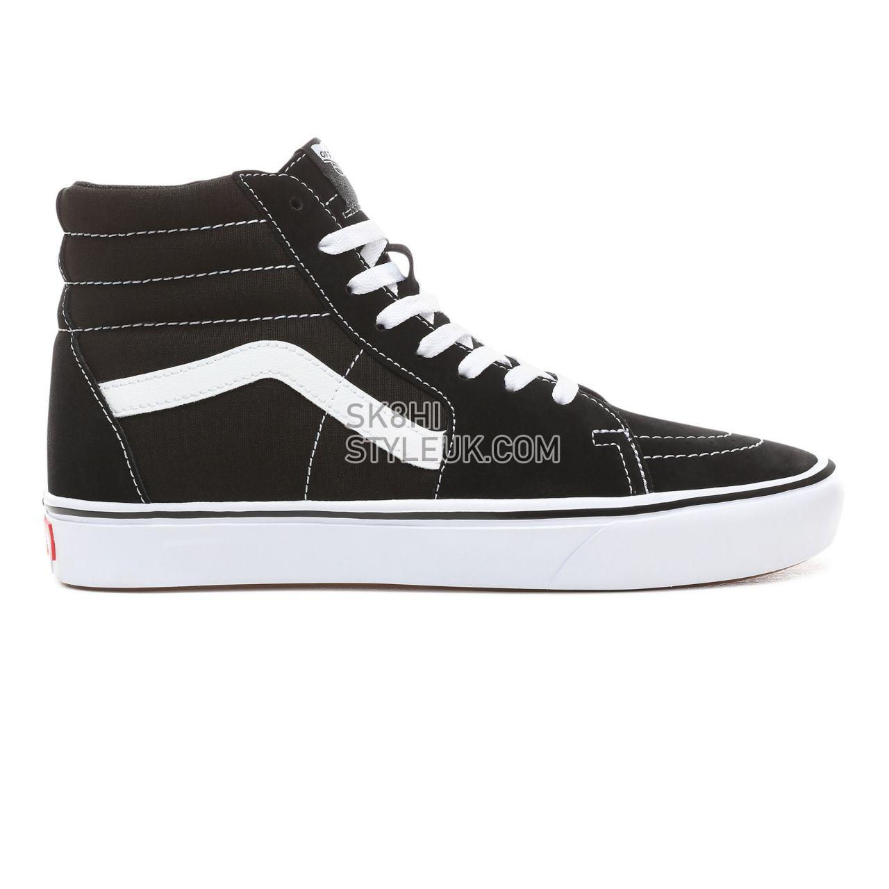 Vans Comfycush Sk8-Hi Classic Mens Womens - (Classic) black/true white VN0A3WMBVNE Shoes