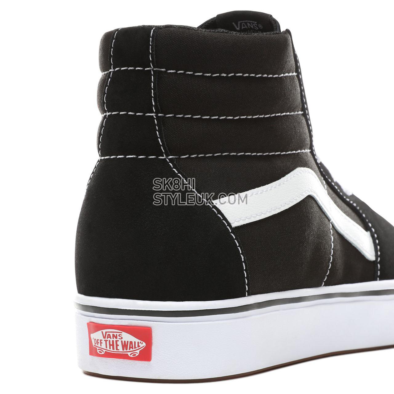 Vans Comfycush Sk8-Hi Classic Mens Womens - (Classic) black/true white VN0A3WMBVNE Shoes