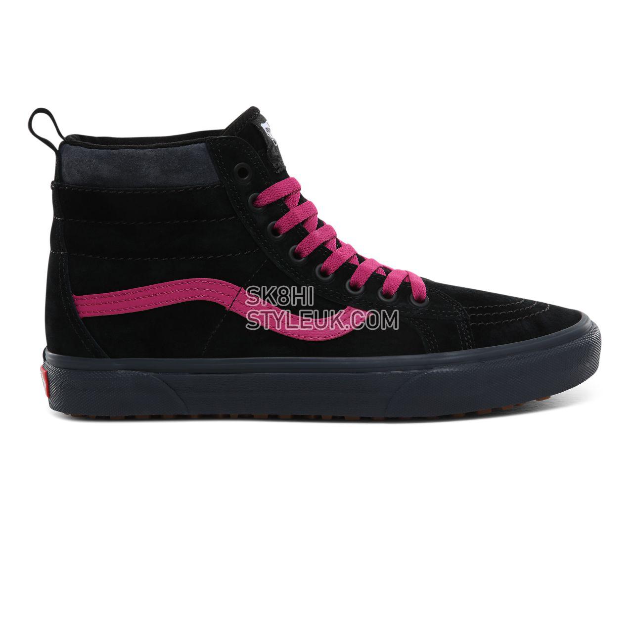 Vans Sk8-Hi MTE Classic Mens Womens - (MTE) Black/Fuschia Red VN0A4BV7TIN Shoes