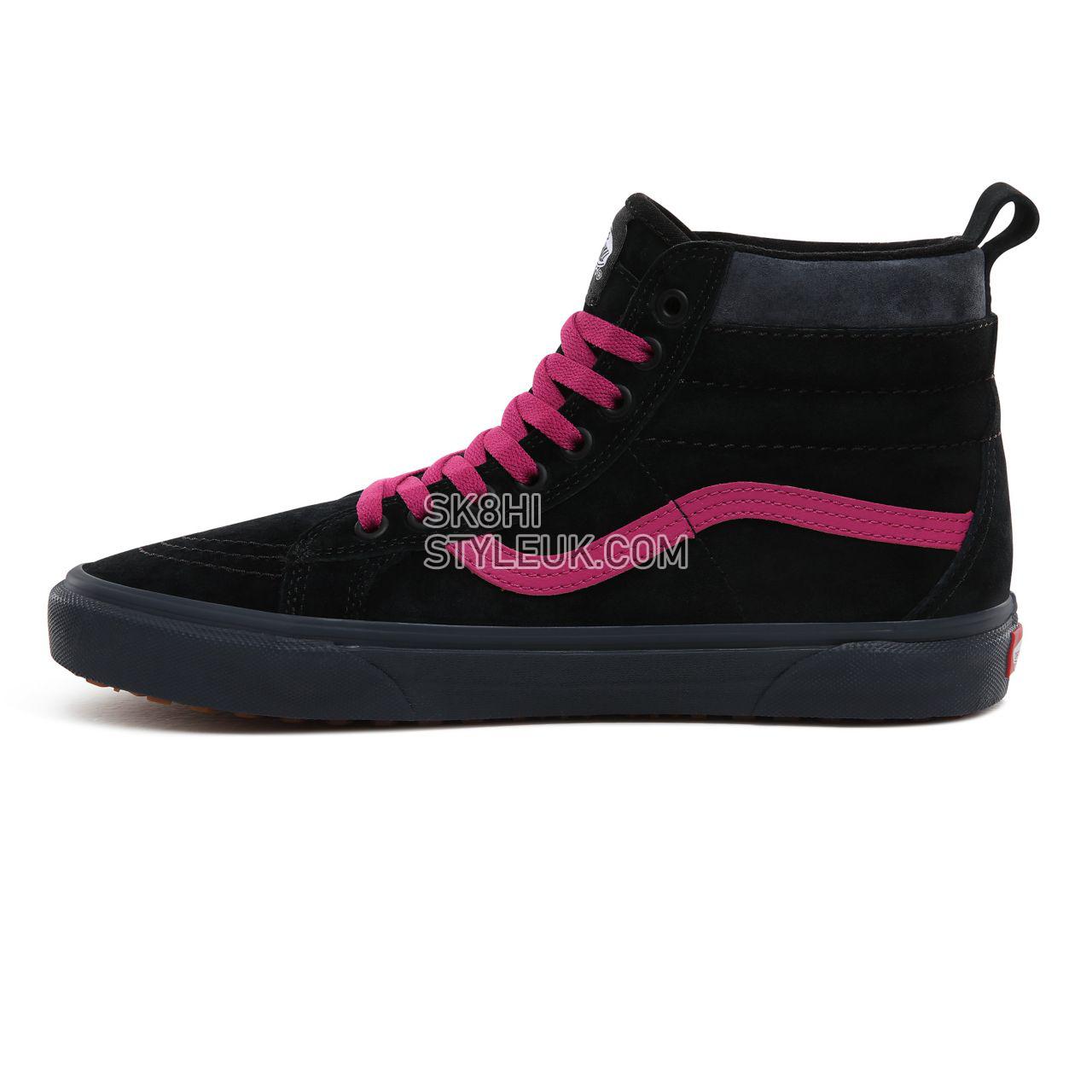 Vans Sk8-Hi MTE Classic Mens Womens - (MTE) Black/Fuschia Red VN0A4BV7TIN Shoes