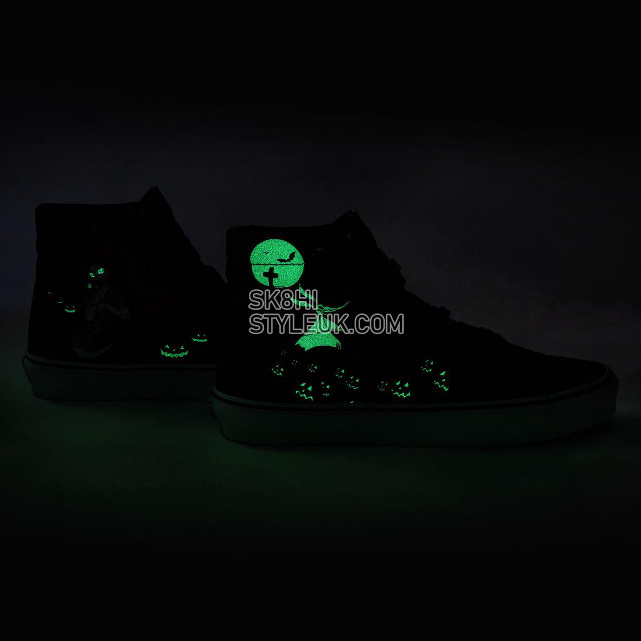 Vans Disney x Vans SK8-Hi Classic Mens Womens - (Disney) Jacks Lament/Nightmare VN0A4BV6T35 Shoes