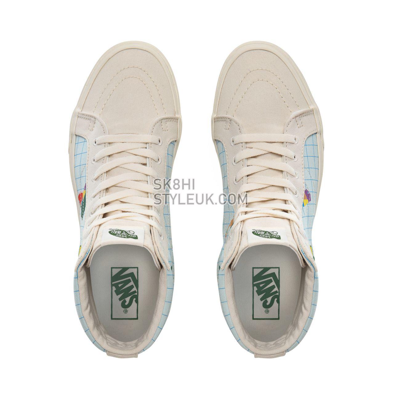 Vans Save Our Planet x Vans SK8-Hi Reissue Classic Mens Womens - (Save Our Planet) classic white/multi VN0A4BV8T2V Shoes