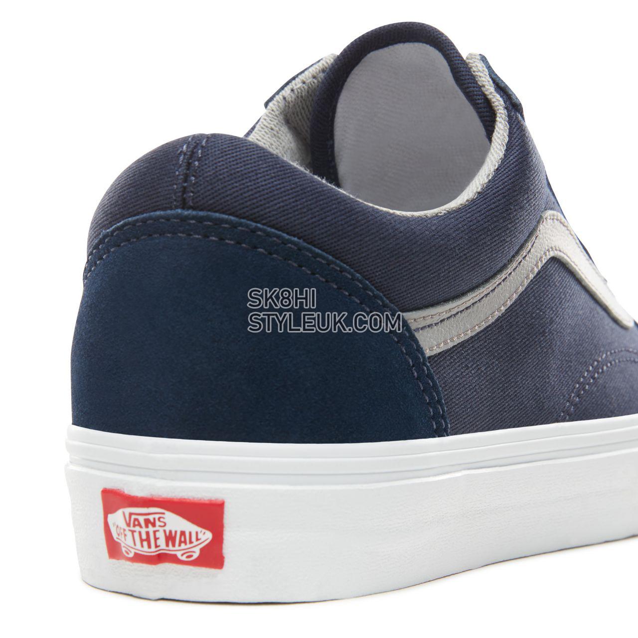 Vans Jersey Lace Old Skool Classic Mens Womens - (Jersey Lace) Dress Blues/Gray VN0A38G1UNJ Shoes