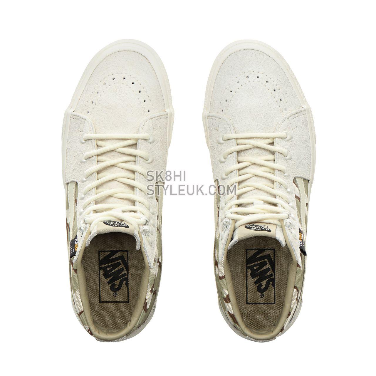 Vans Cordura Sk8-Hi Classic Mens Womens - (Cordura) White asparagus/Camo VN0A4BV6VZK Shoes