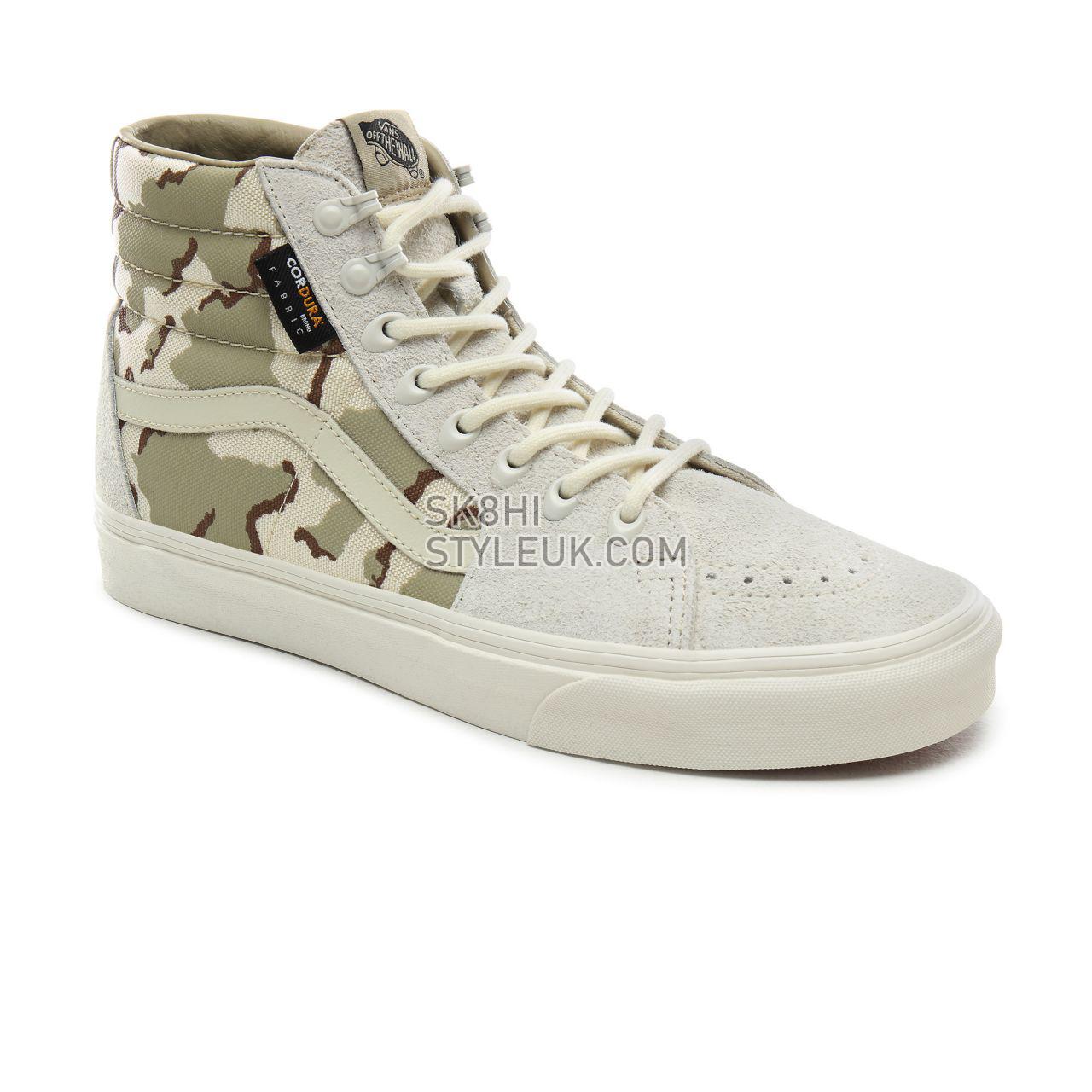 Vans Cordura Sk8-Hi Classic Mens Womens - (Cordura) White asparagus/Camo VN0A4BV6VZK Shoes