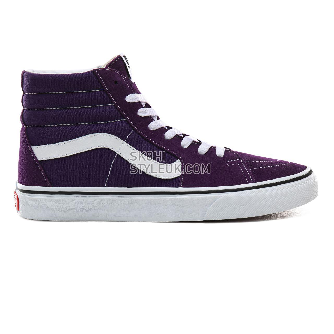 Vans Sk8-Hi Classic Mens Womens - Violet Indigo/True White VN0A4BV6V7F Shoes