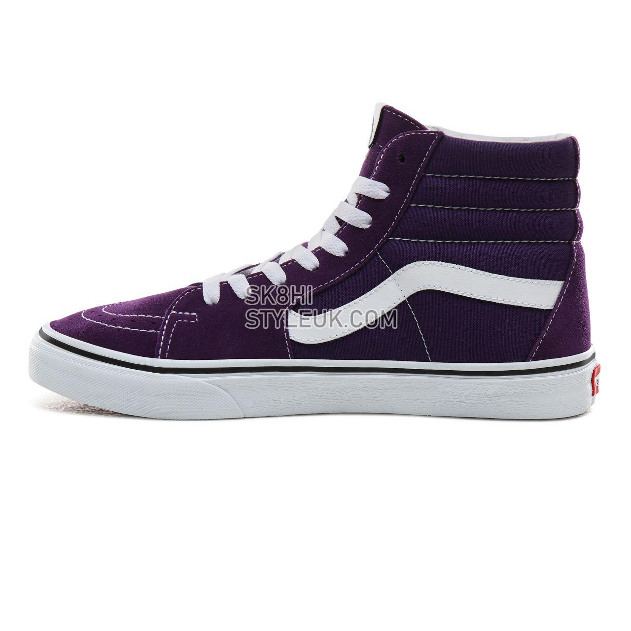 Vans Sk8-Hi Classic Mens Womens - Violet Indigo/True White VN0A4BV6V7F Shoes