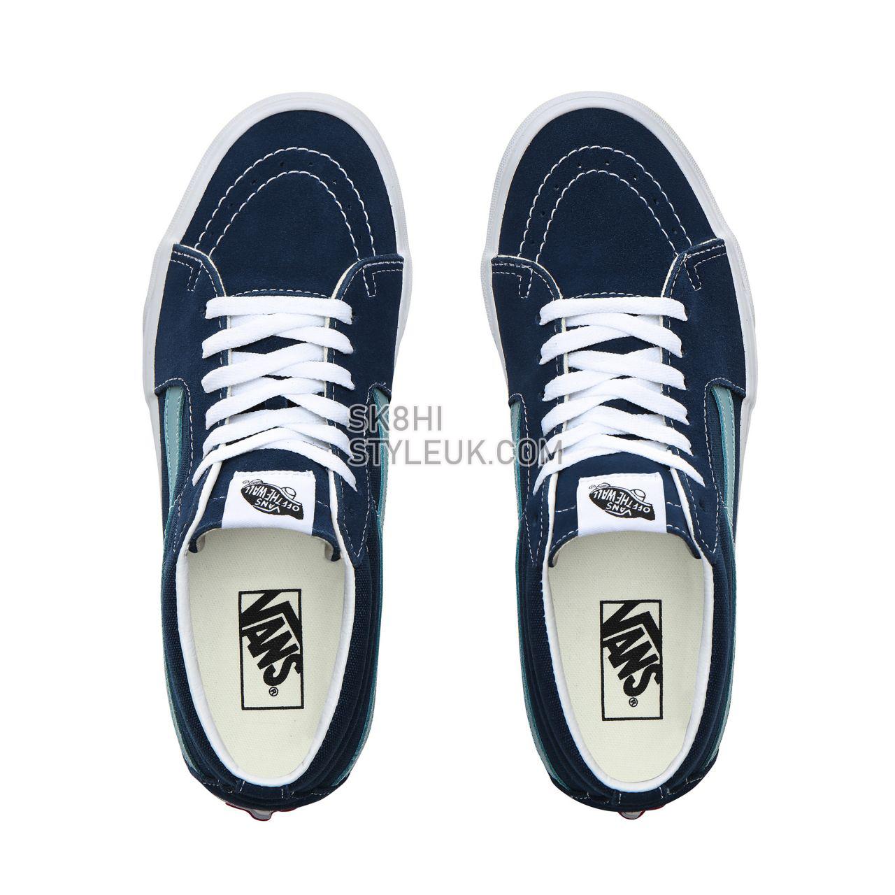 Vans Retro Sport Sk8-Mid Classic Mens Womens - (Retro Sport) Gibraltar Sea/Cameo Blue VN0A3WM3VY1 Shoes