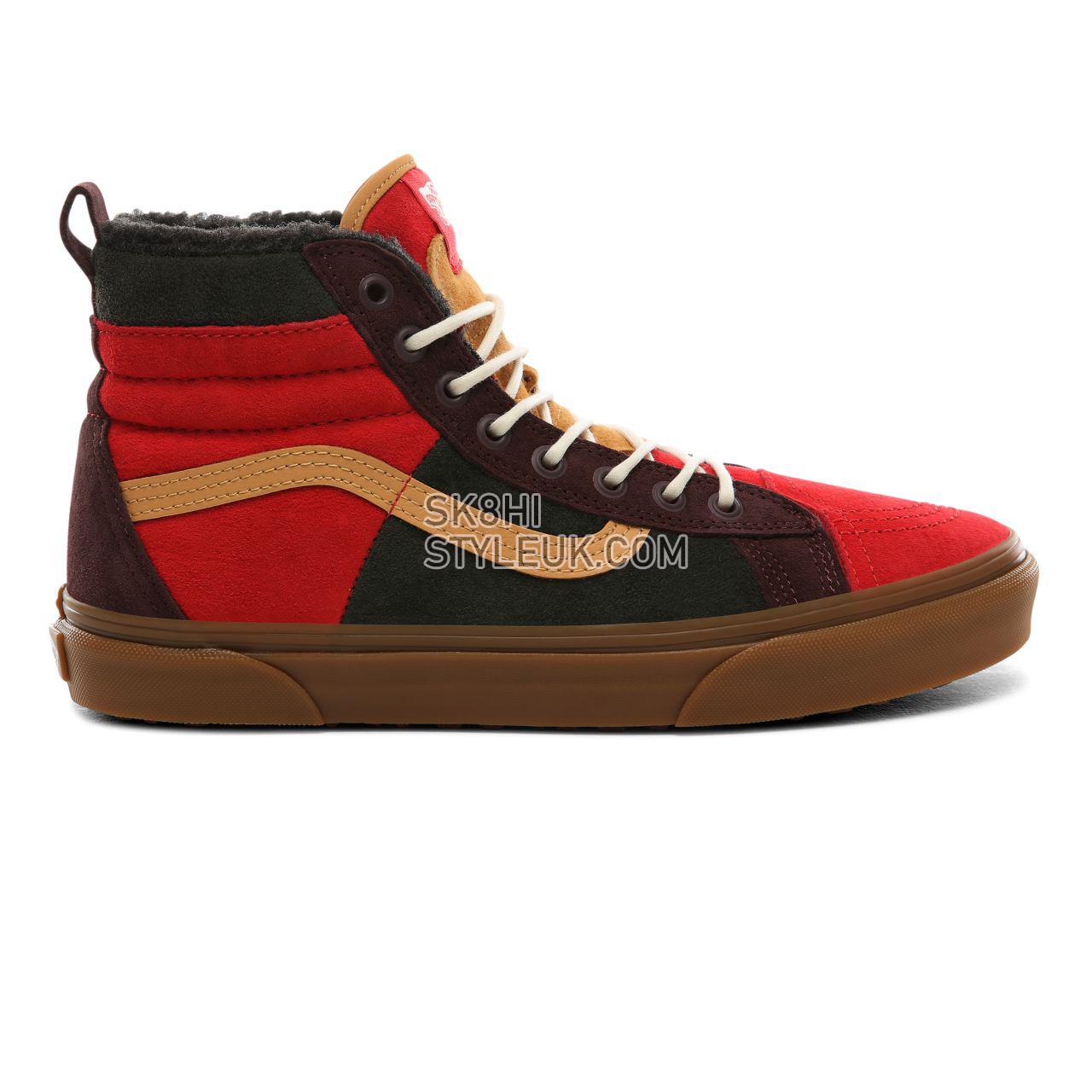 Vans SK8-Hi 46 MTE DX Classic Mens Womens - (MTE) poinsettia/forest night VN0A3DQ5TUA Shoes