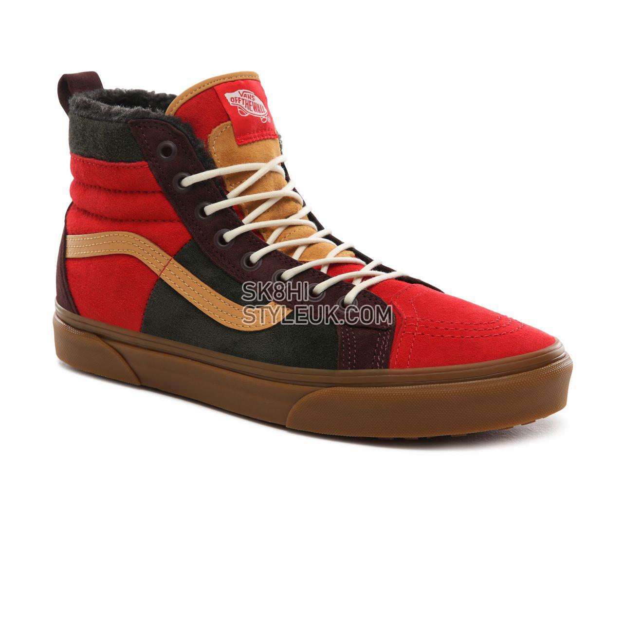 Vans SK8-Hi 46 MTE DX Classic Mens Womens - (MTE) poinsettia/forest night VN0A3DQ5TUA Shoes