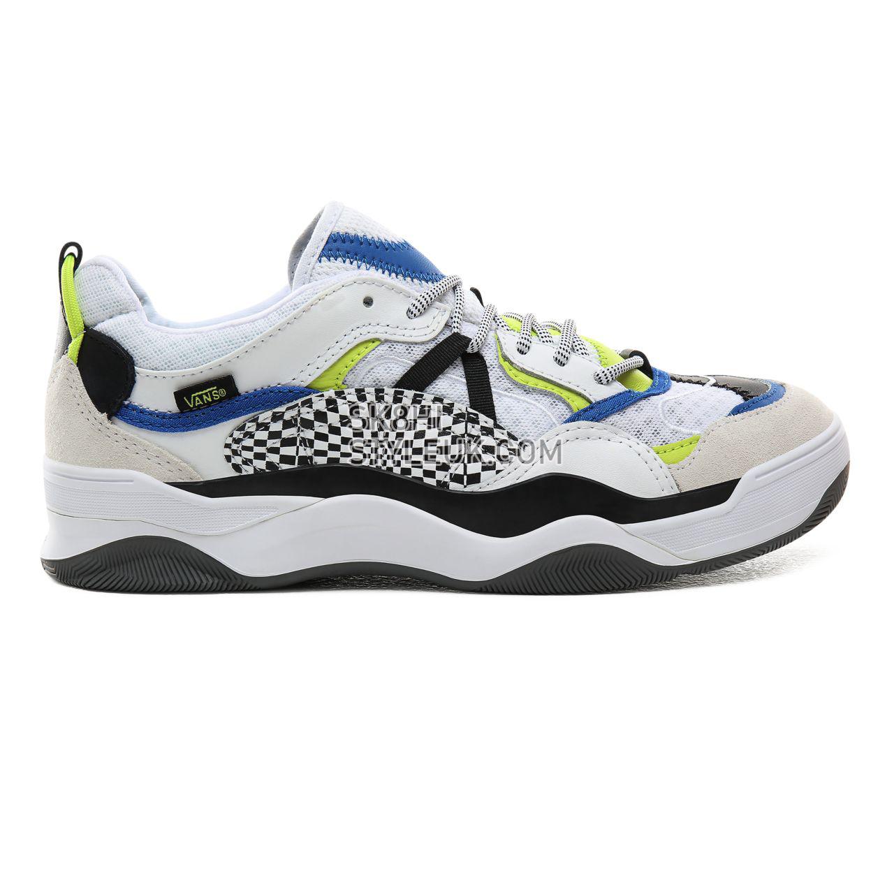 Vans Distort Check Varix WC Classic Mens Womens - (Distort Check) True White/Black VN0A3WLNXNI Shoes